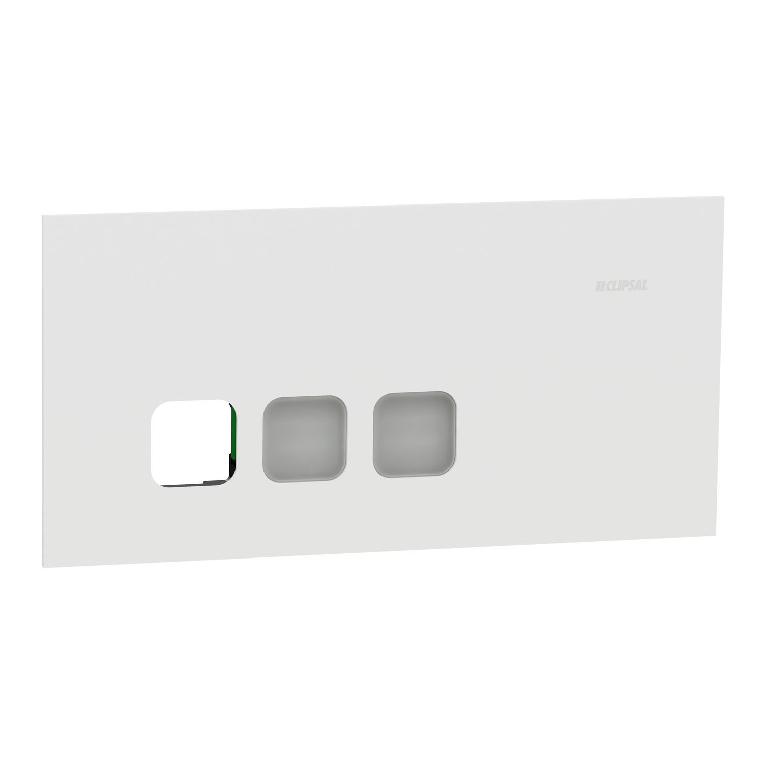 Picture of Grid Plate and Cover, Clipsal Solis T Series, 3 Gang, Communication plate less mechs