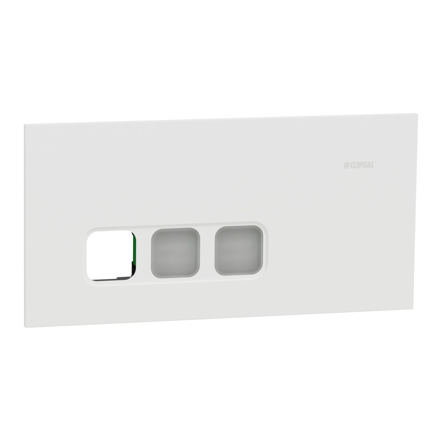 Picture of Grid Plate and Cover, Clipsal Solis, 3 Gang, Communication plate less mechs