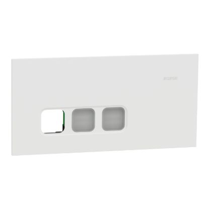 Picture of Grid Plate and Cover, Clipsal Solis, 3 Gang, Communication plate less mechs