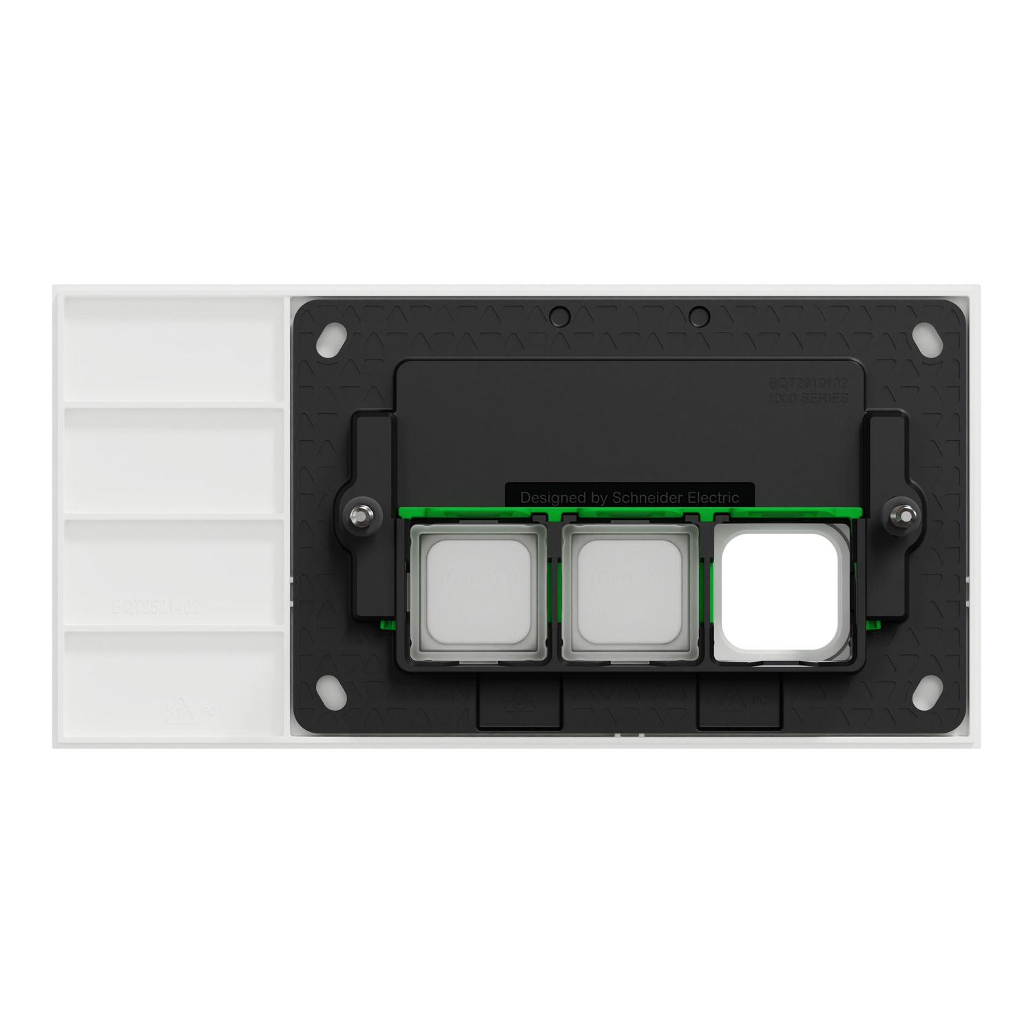 Picture of Grid Plate and Cover, Clipsal Solis, 3 Gang, Communication plate less mechs