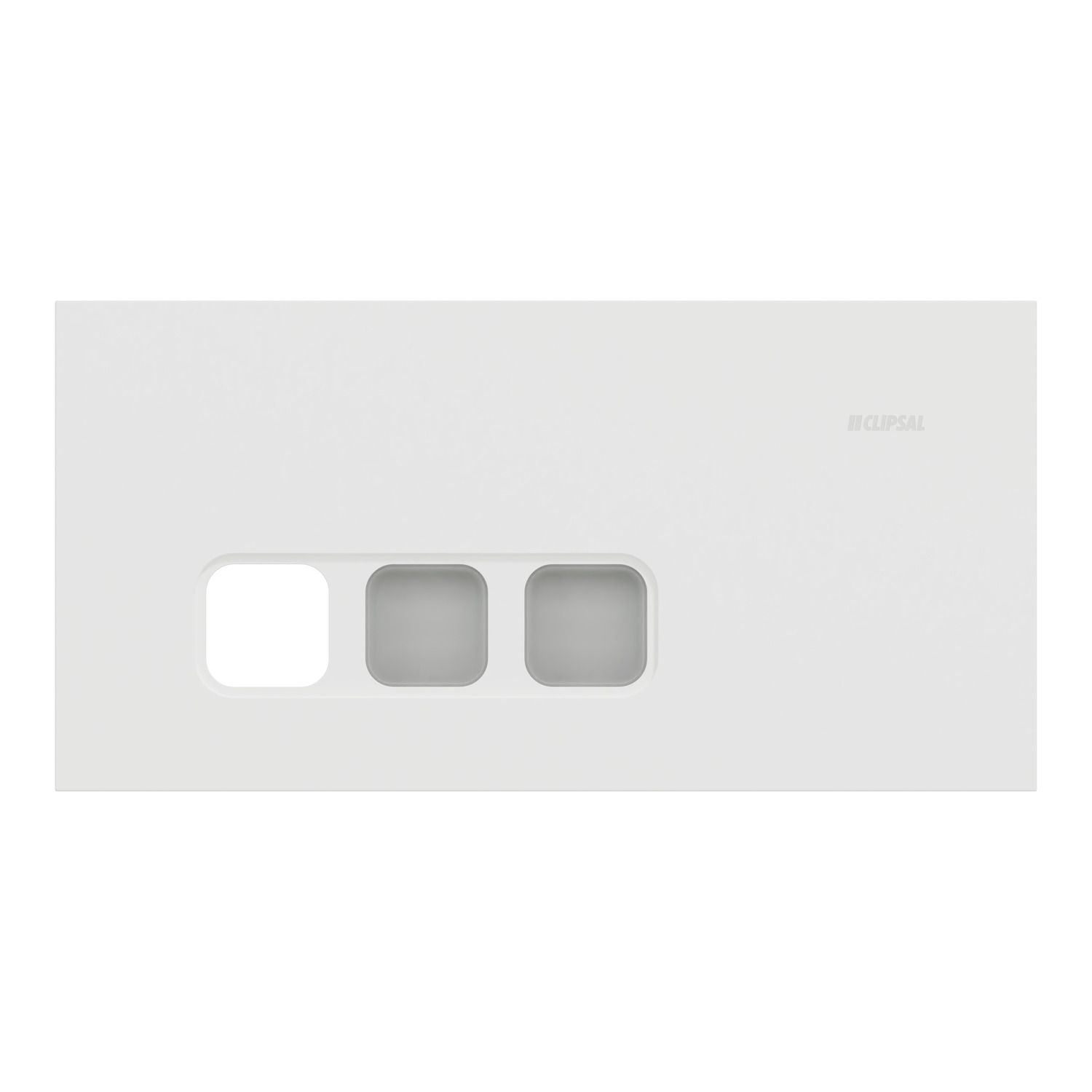 Picture of Grid Plate and Cover, Clipsal Solis, 3 Gang, Communication plate less mechs