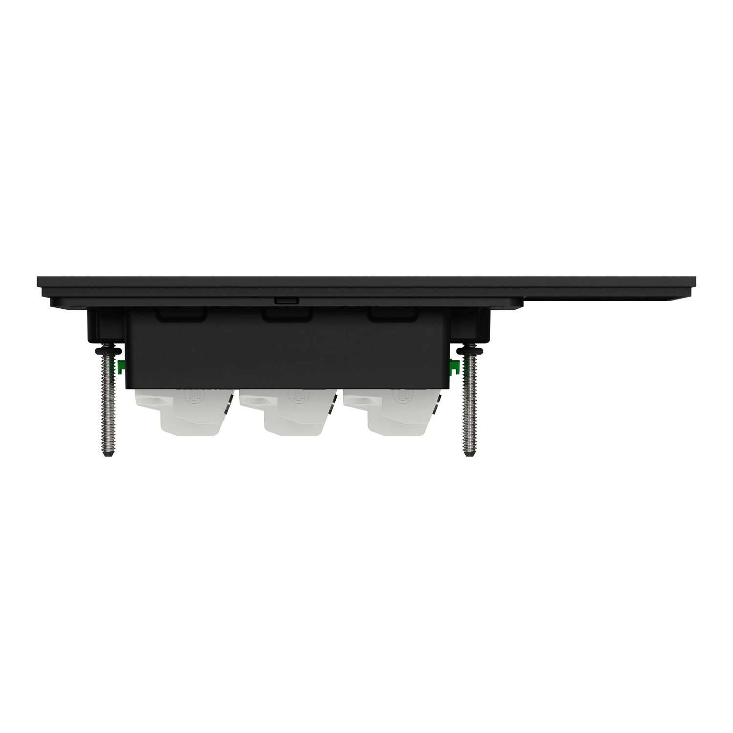 Picture of Flush Switch, Clipsal Solis, Horizontal Mount, 3 Gang, 230V-240V, 10AX 1-Way/2-Way