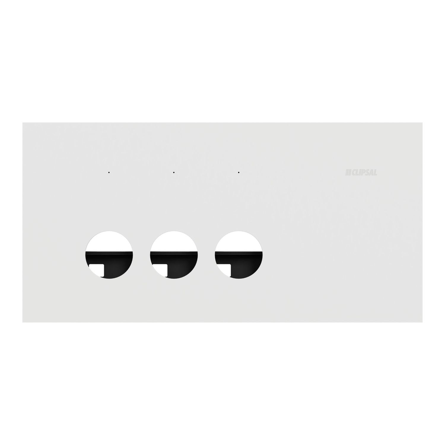Picture of Grid Plate and Cover, Clipsal Solis, 3 Gang, Horizontal