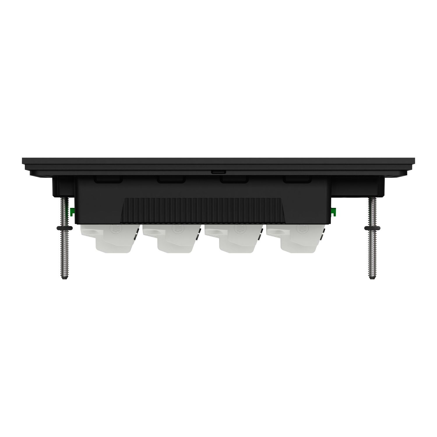 Picture of Flush Switch, Clipsal Solis, Horizontal Mount, 4 Gang, 230V-240V, 10AX 1-Way/2-Way