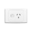 Picture of Switch Socket Outlet, 2000 Series, Single, 250V, 10A