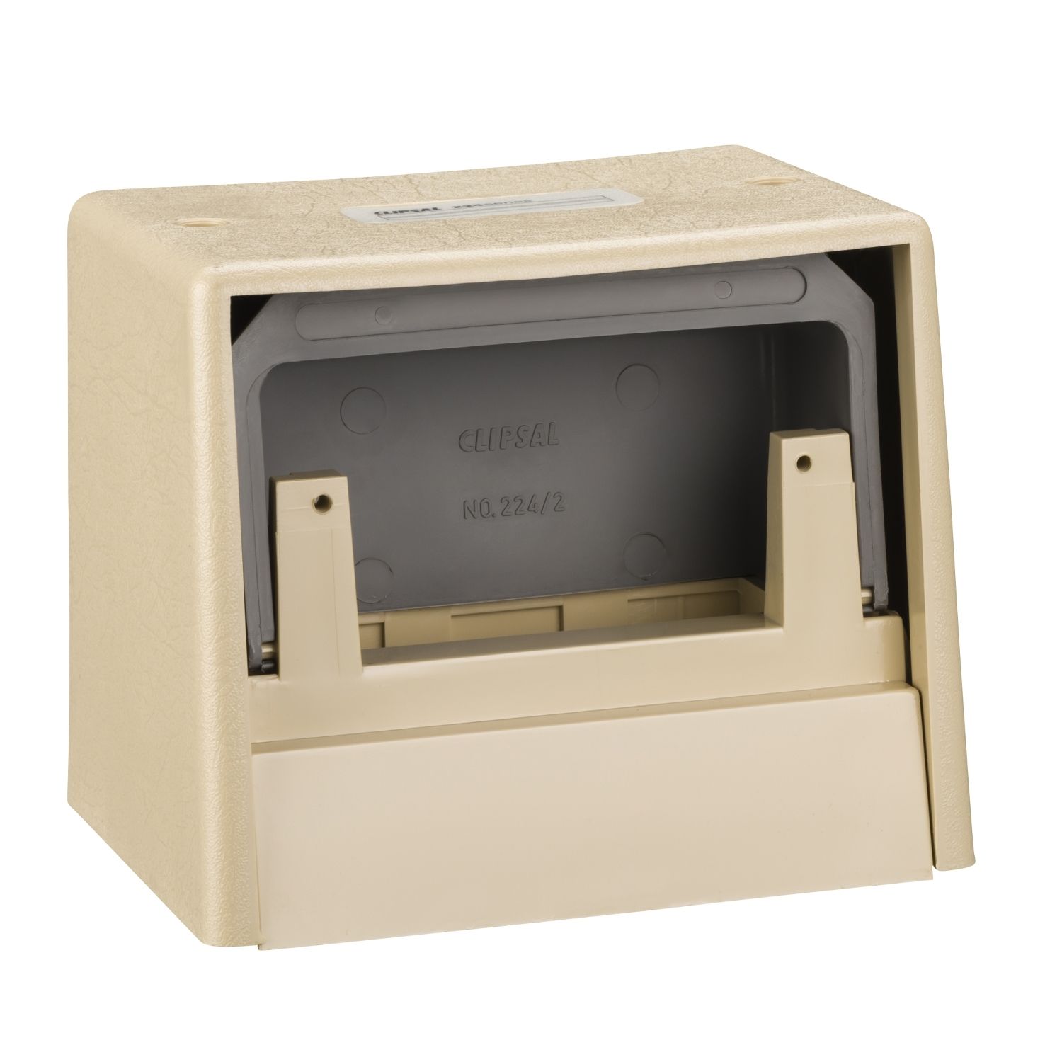 Picture of Floor Outlet Housing, Clipsal - Mounting Accessories, to Suit 2 standard size plates