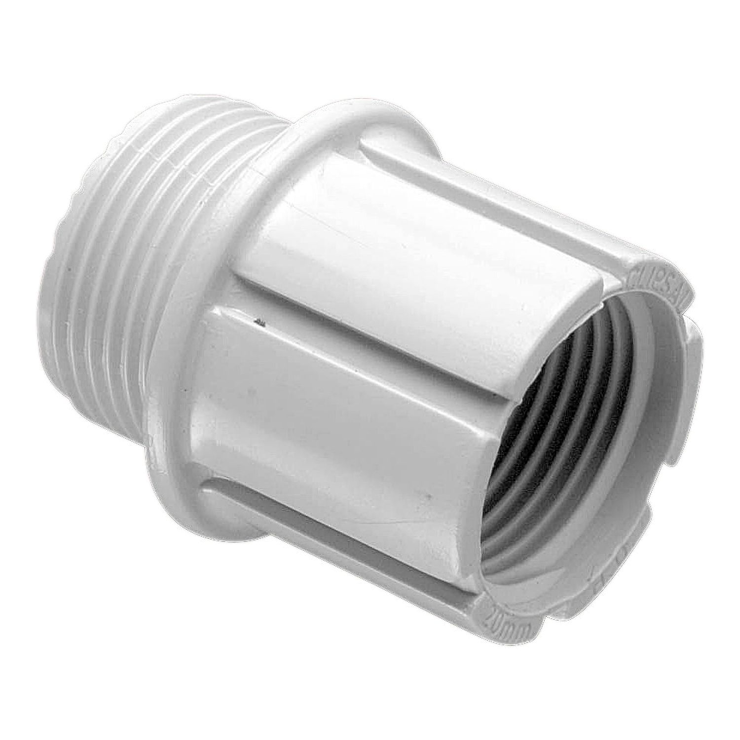 Picture of PG/Metric Screwed Converter, Clipsal - Cable Management, PVC, Male PG 21 Female 20mm