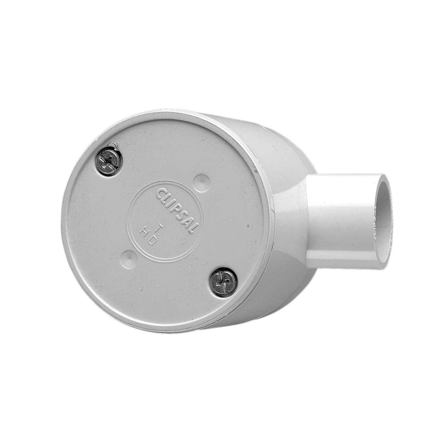 Picture of Junction Box, Clipsal - Cable Management, Standard Deep, 20mm I.D, 1 Way Entry