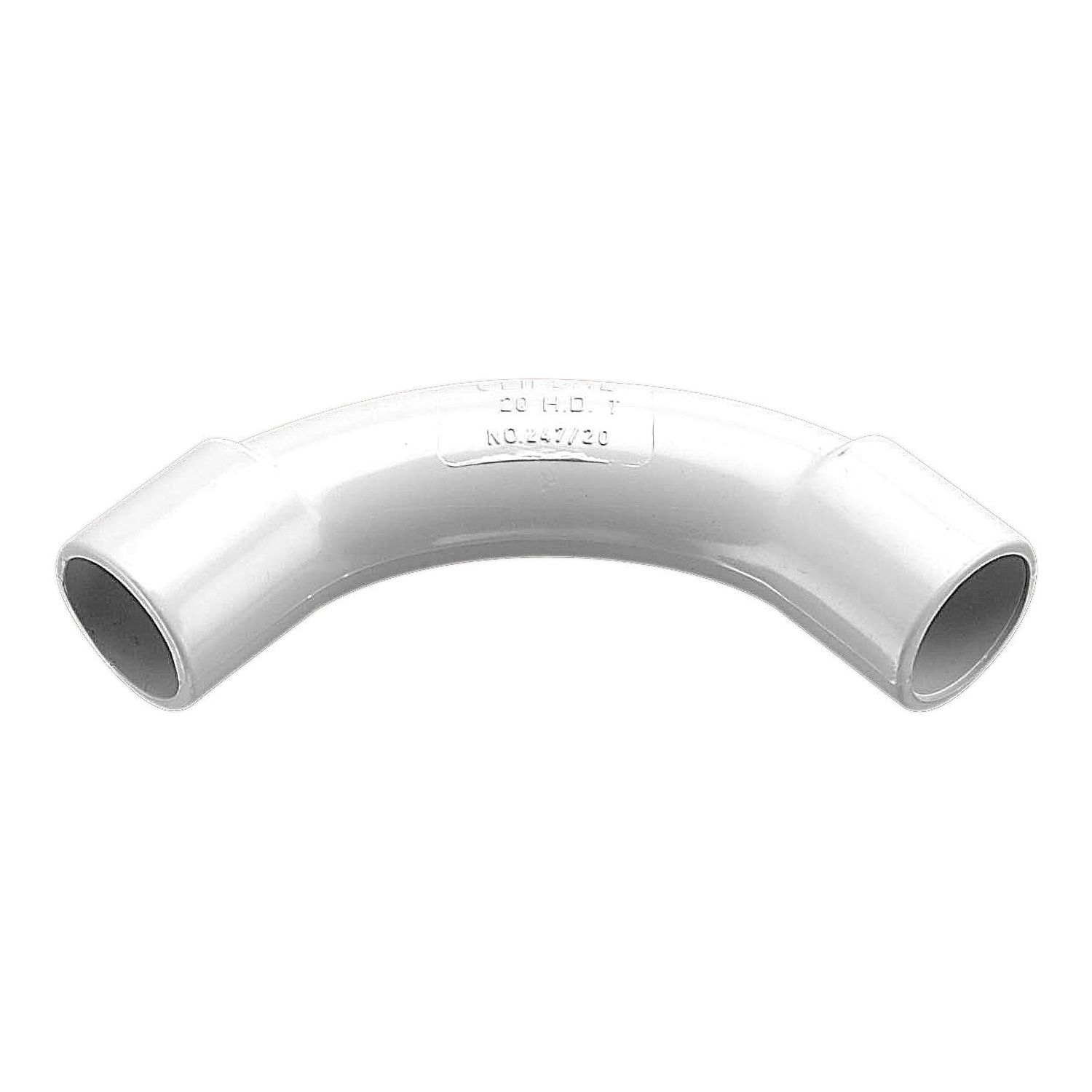 Picture of Elbow Bend, Clipsal - Cable Management, Solid, PVC, 20mm