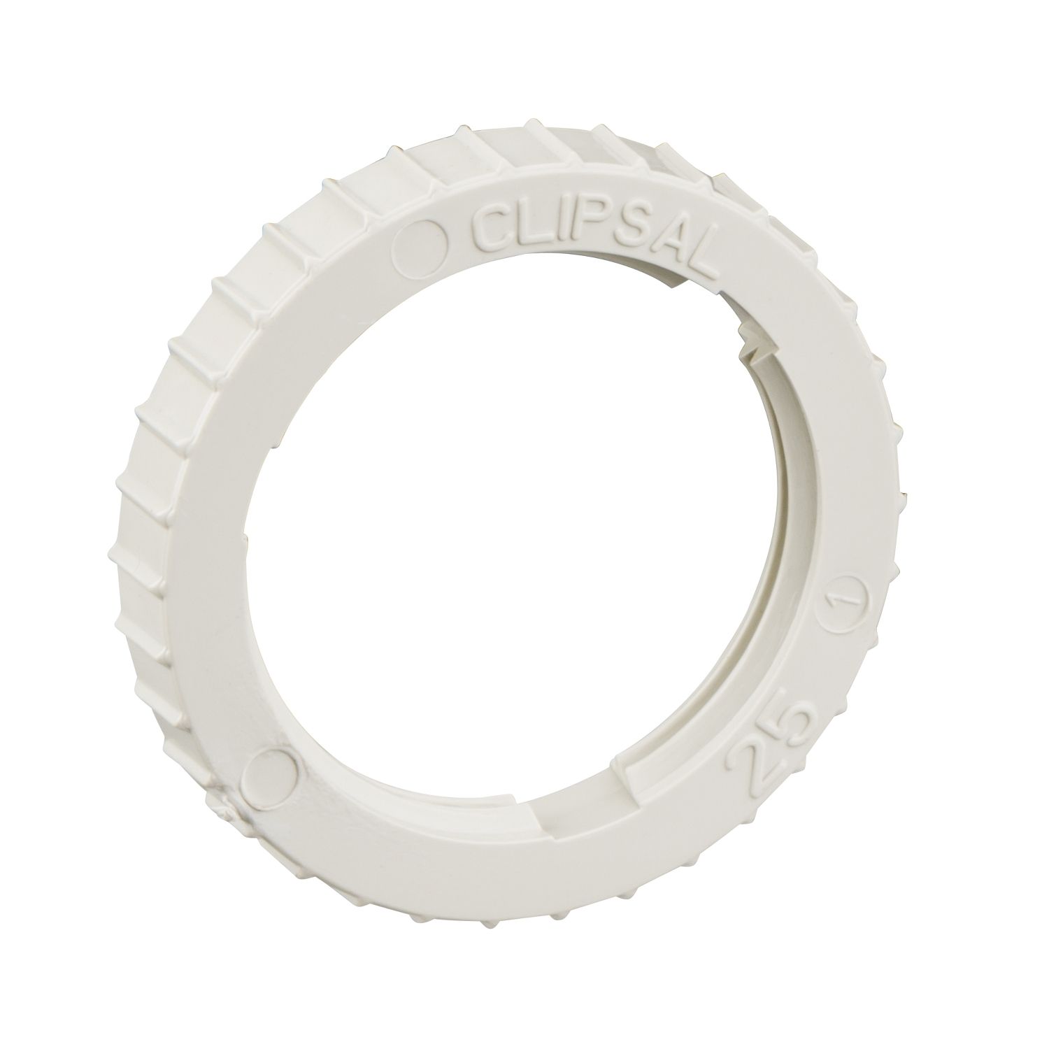Picture of Screwed Lock Ring, Clipsal - Cable Management, PVC, 25mm