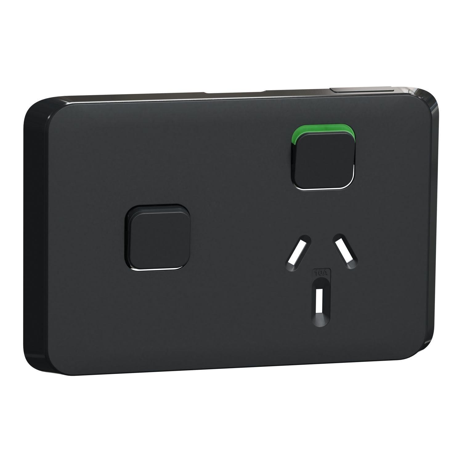 Picture of Skin Socket Switch, Clipsal Iconic, Horizontal Single, 1ExBlank, 10A, 250V, Clip-On