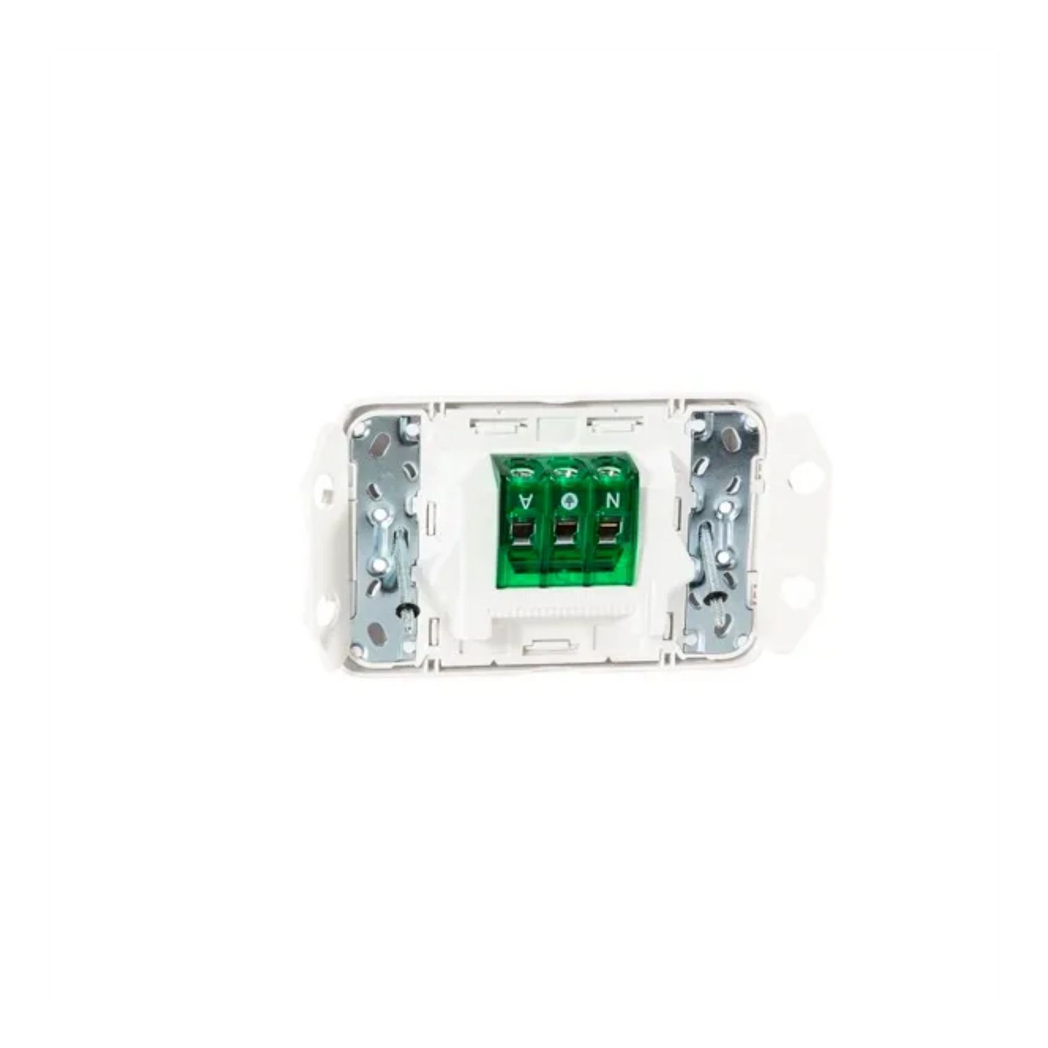 Picture of Socket Switch, Clipsal Iconic, Horizontal Twin, 10A, 250V, Bulk Pack 50