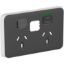Picture of Skin Connected Socket Wiser, Clipsal Iconic, Horizontal Twin