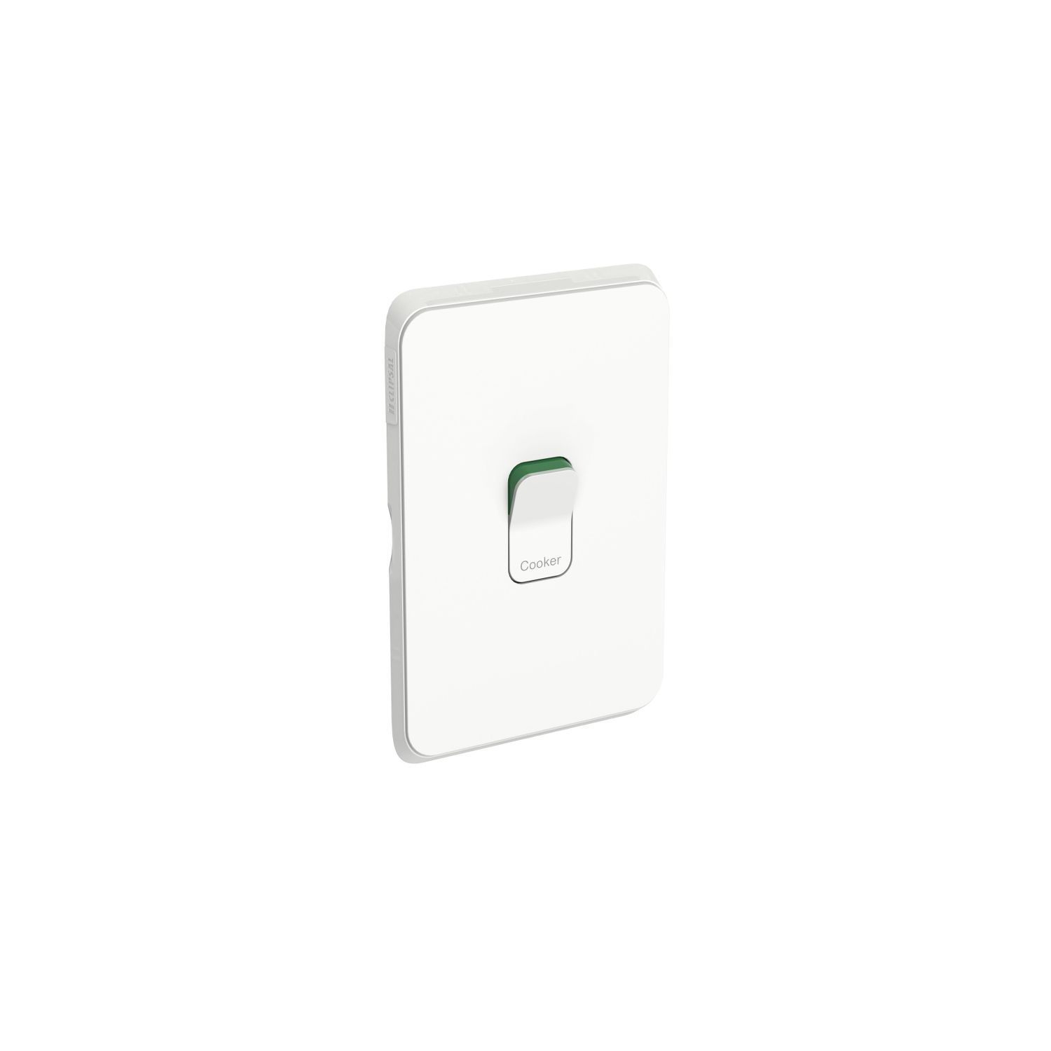 Picture of Cooking Appliance Isolator Switch and Skin, Clipsal Iconic, Horizontal/Vertical MountDouble Pole 250V, 45A