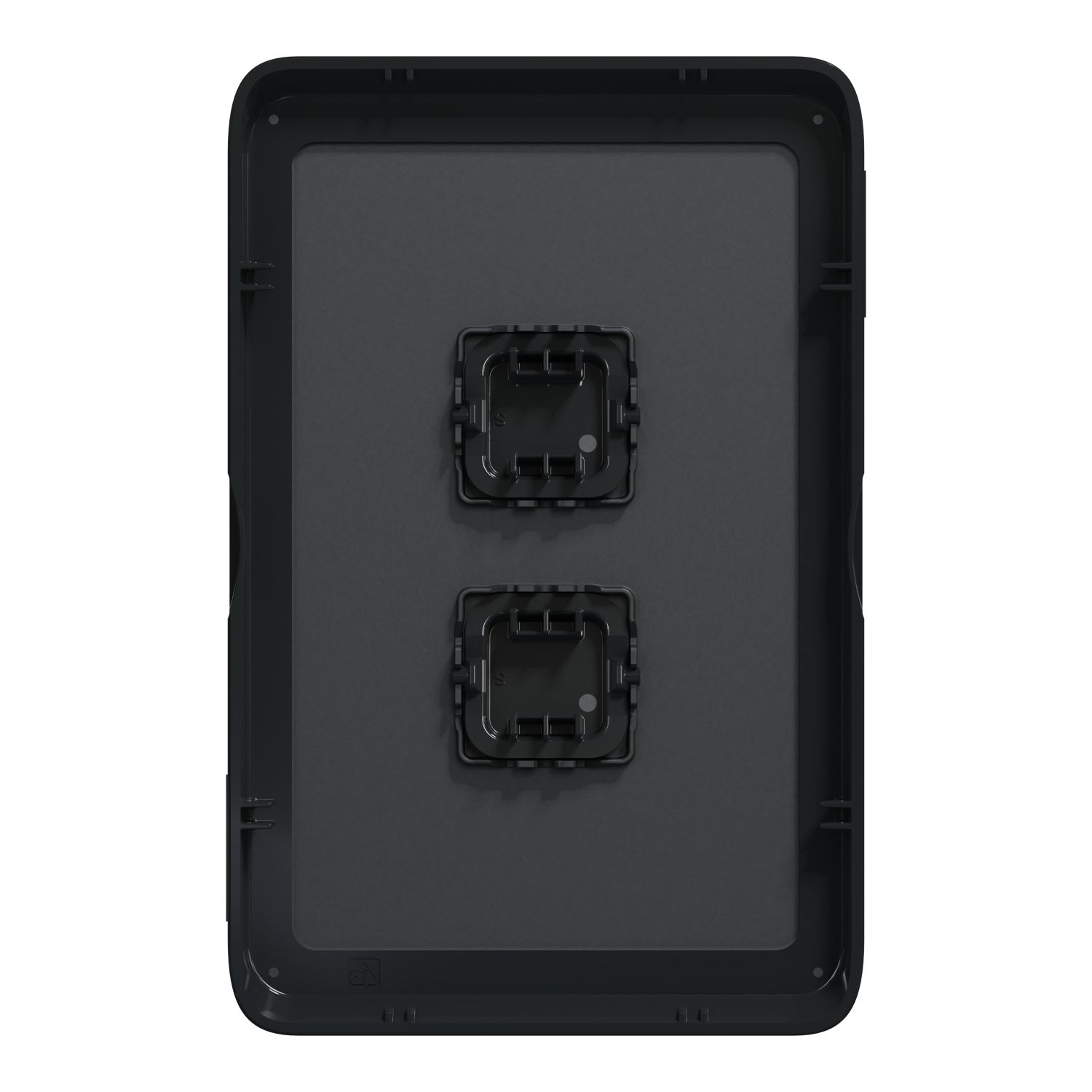 Picture of Switch Plate Skin, Clipsal Iconic, 2 Gang, Horizontal/Vertical Mount, Clip-On