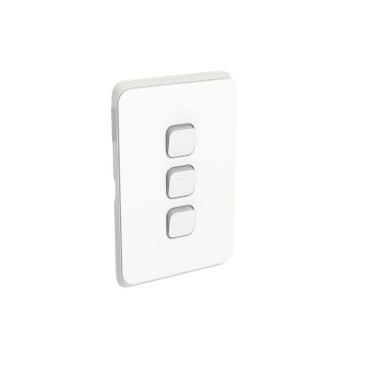 Picture of Gridplate and Skin, Clipsal Iconic, 3 Gang, Vertical/Horizontal