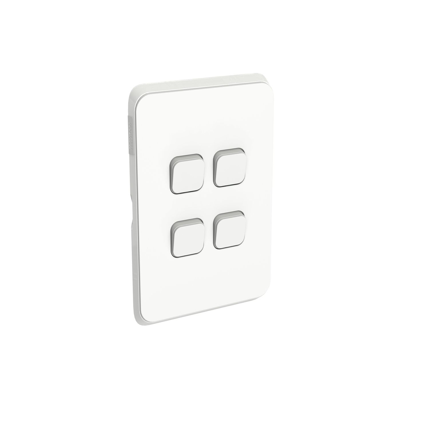 Picture of Gridplate and Skin, Clipsal Iconic, 4 Gang, Vertical/Horizontal
