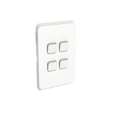 Picture of Gridplate and Skin, Clipsal Iconic, 4 Gang, Vertical/Horizontal