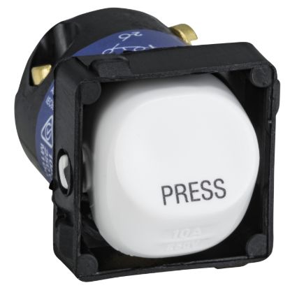Picture of Bell Rocker, Clipsal - Mechanisms, Marked "PRESS", 250V, 10A