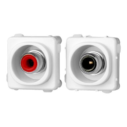 Picture of Audio Connector, Clipsal Actassi, RCA Pair