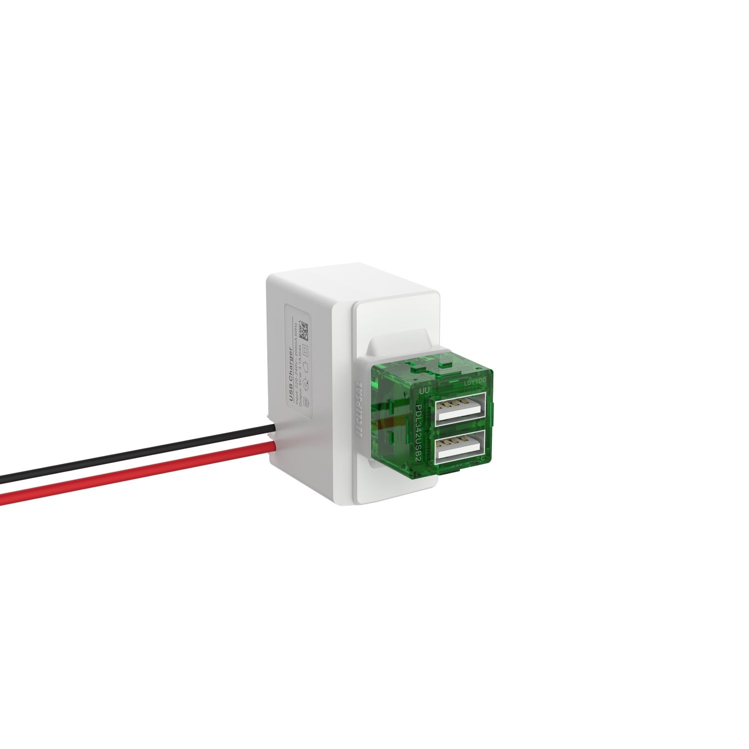 Picture of Dual USB Charging Mechanism 3.1 A, Clipsal Iconic, Horizontal/Vertical Mount