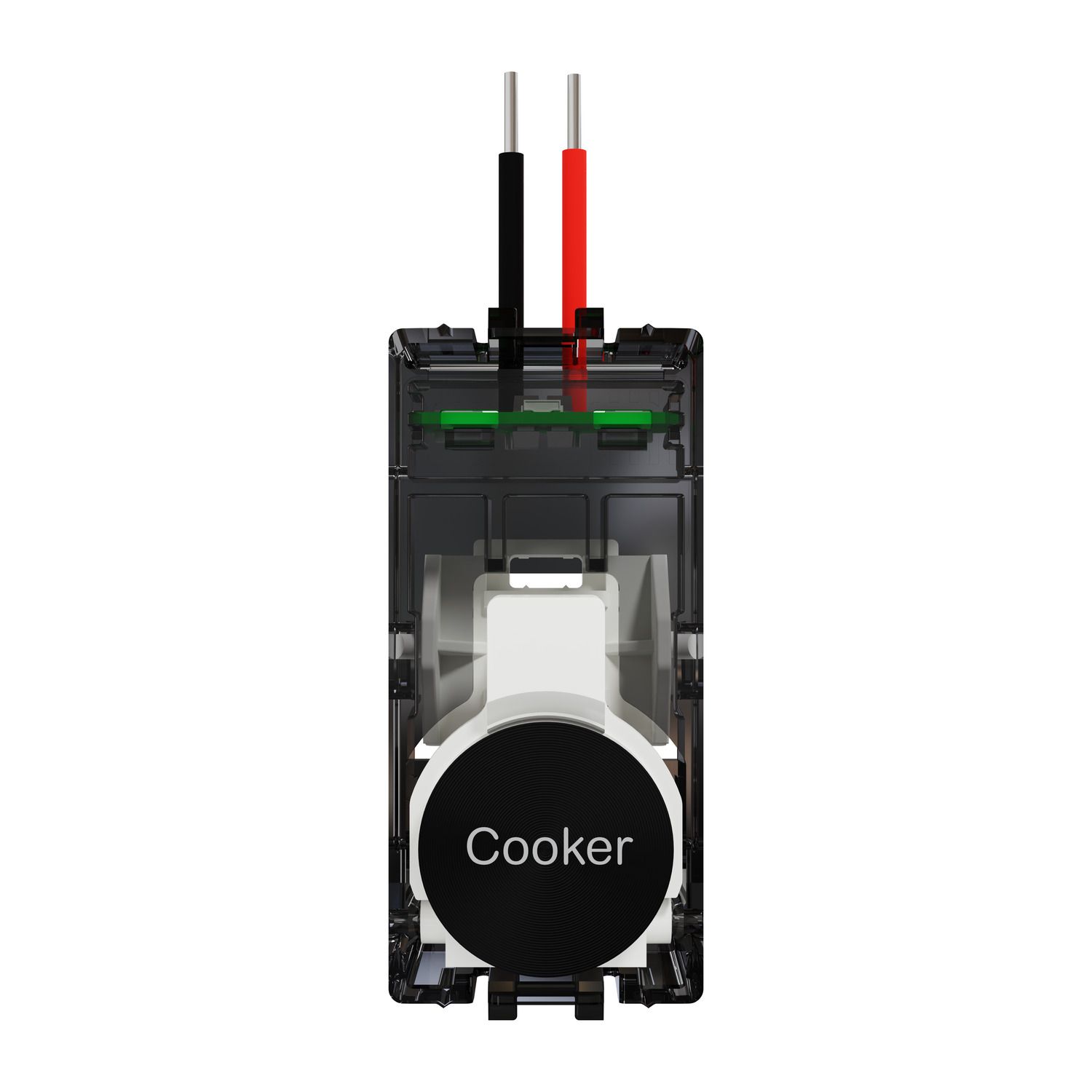 Picture of Push Button Adaptor for 40M32, Marked COOKER, Clipsal Solis T Series, Push Button Adaptor for 40M32, Marked COOKER