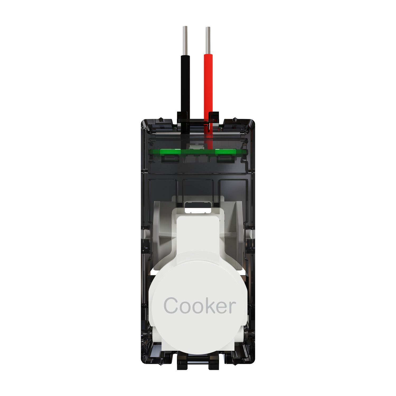 Picture of Push Button Adaptor for 40M32, Marked COOKER, Clipsal Solis T Series, Push Button Adaptor for 40M32, Marked COOKER