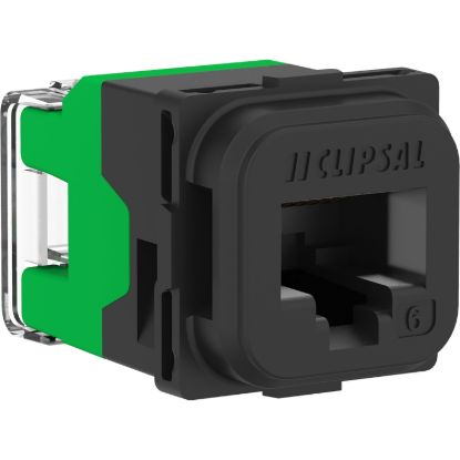 Picture of S-110 RJ45 Connector, Clipsal Actassi, 40M, Unshielded Cat 6, Bag x1