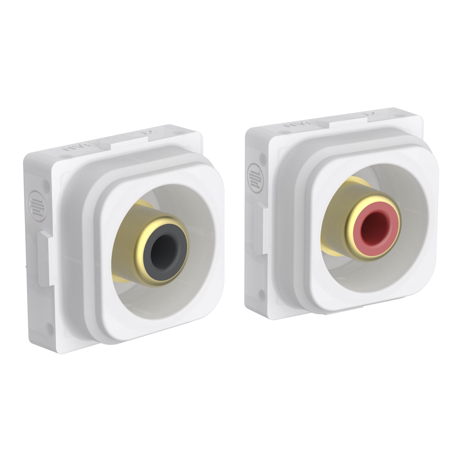 Picture of Audio Connector, Clipsal Iconic, RCA Socket Pair