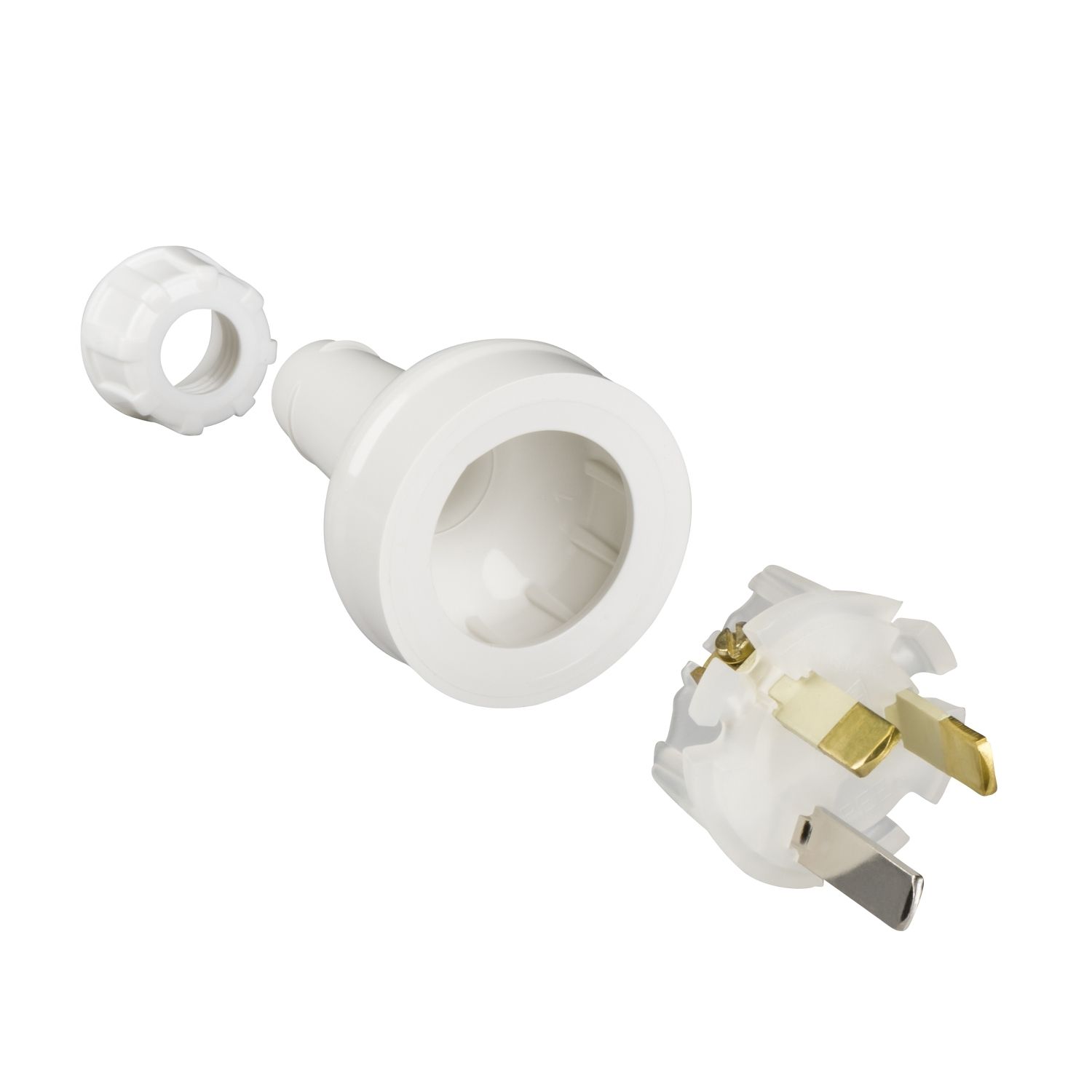 Picture of Plug Top, Standard Series, Straight, 3 PIN, 10A, 250V