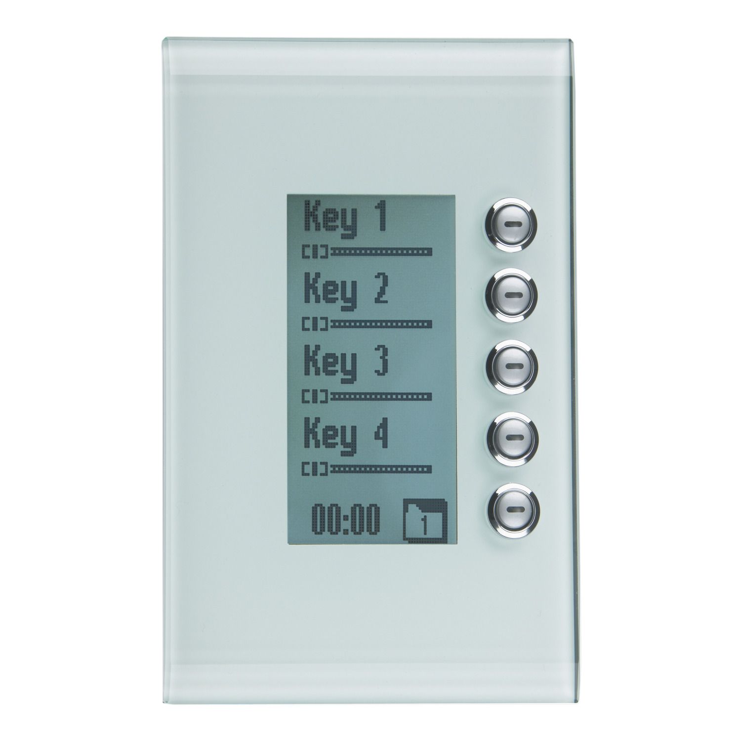 Picture of Fascia with Grid, C-Bus Control and Management System, Saturn Series, Rectangular, 5 Gang