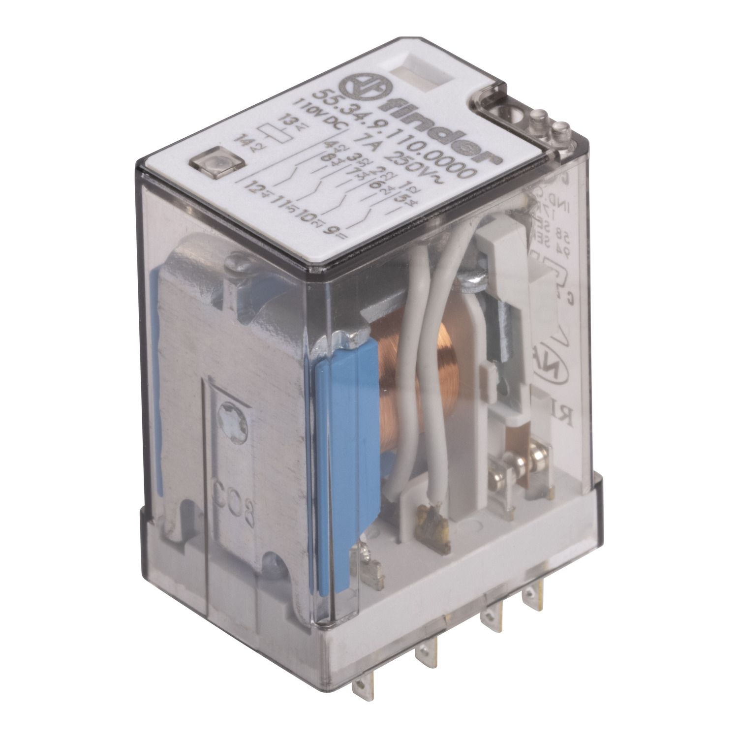 Picture of Relay, SM6-24, SM6-36, spare part, electromechanical, 48VDC, 4RT 7A, indoor