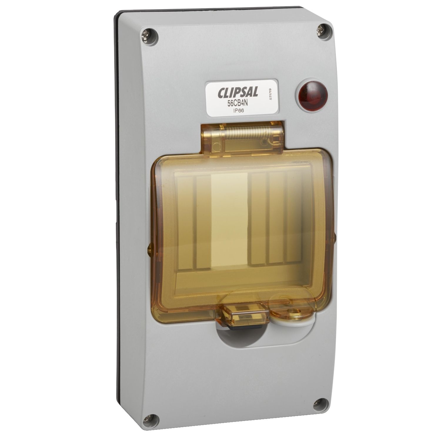 Picture of Mounting Cover Kit, Clipsal - 56 Series, 4 Module, with 240/415V Neon