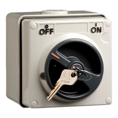 Picture of Key Operated Surface Switch, Clipsal - 56 Series, IP66, 500V 20A, Triple Pole