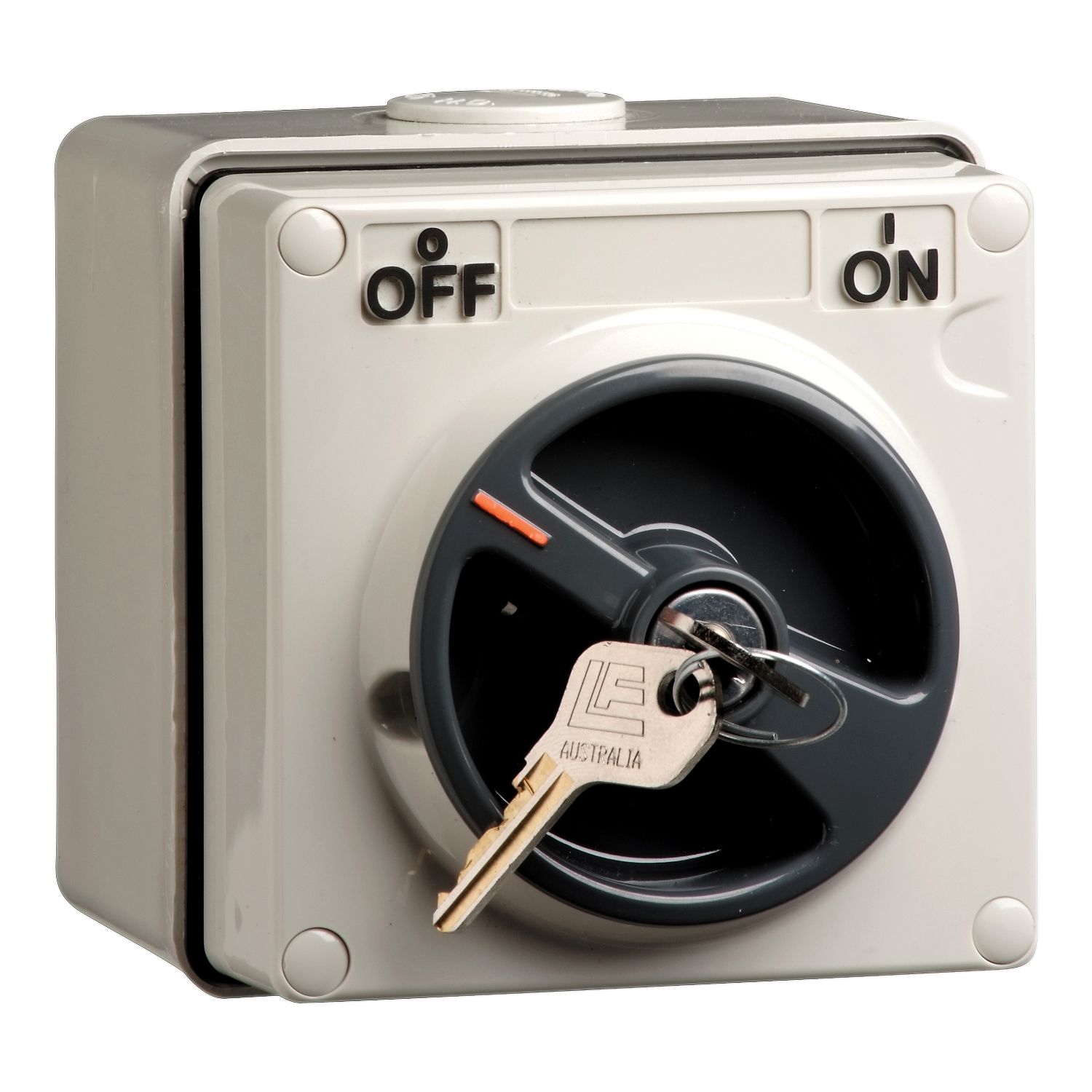 Picture of Key Operated Surface Switch, Clipsal - 56 Series, IP66, 500V 32A, Triple Pole