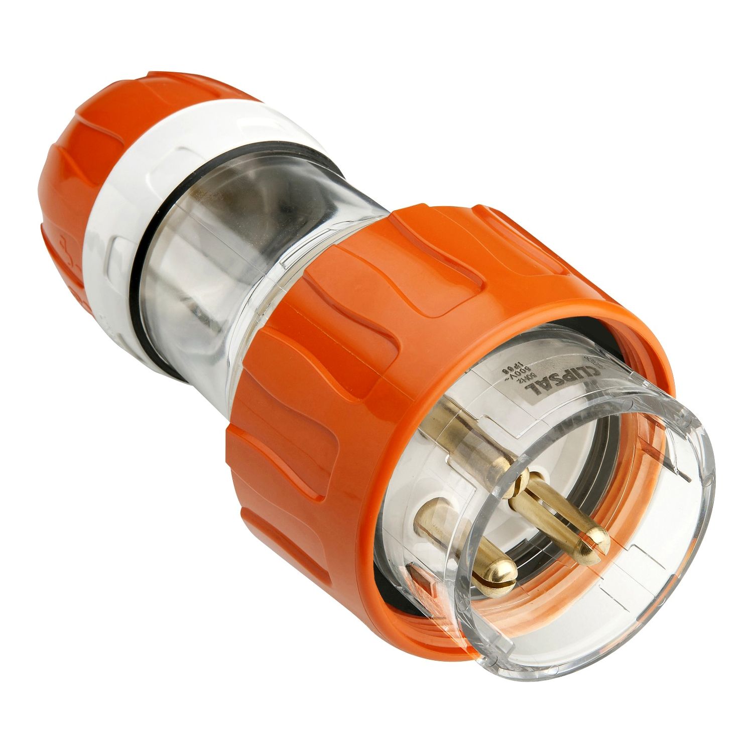 Picture of Straight Plug, Clipsal - 56 Series, IP66, 250V 32A - 3 Round Pins