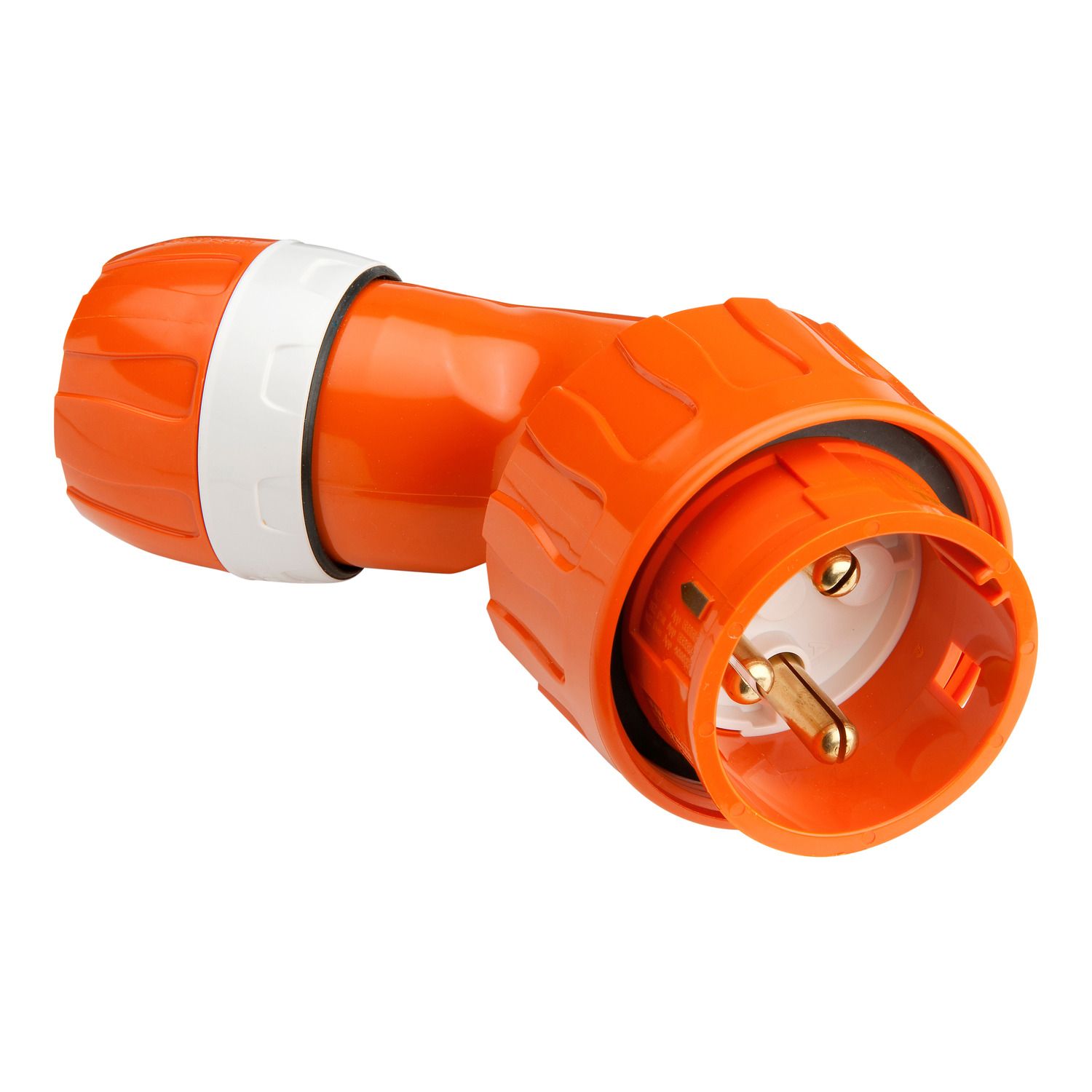 Picture of Angled Plug, Clipsal - 56 Series, IP66, 250V 32A - 3 Round Pins