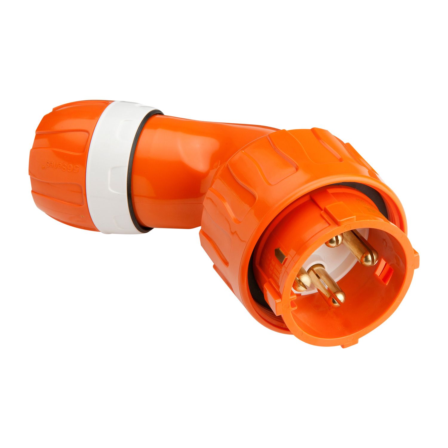 Picture of Angled Plug, Clipsal - 56 Series, IP66, 500V 50A - 5 Round Pins