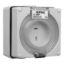 Picture of Socket Outlet, Clipsal - 56 Series, 2 PIN Polarised, 15A