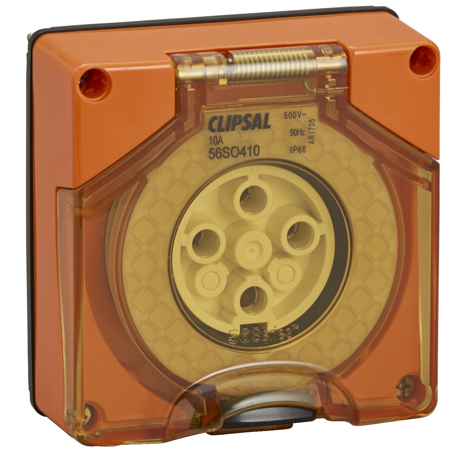 Picture of Socket Outlet, Clipsal - 56 Series, Surface 4P Round 10A Less Enclosure