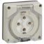 Picture of Socket Outlet, Clipsal - 56 Series, Surface 4 PIN Round 32A Less Enclosure