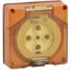 Picture of Socket Outlet, Clipsal - 56 Series, Surface 5 PIN Round 32A Less Enclosure