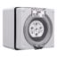 Picture of Surface Socket, Clipsal - 56 Series, IP66, 500V 20A - 7 Round Pins