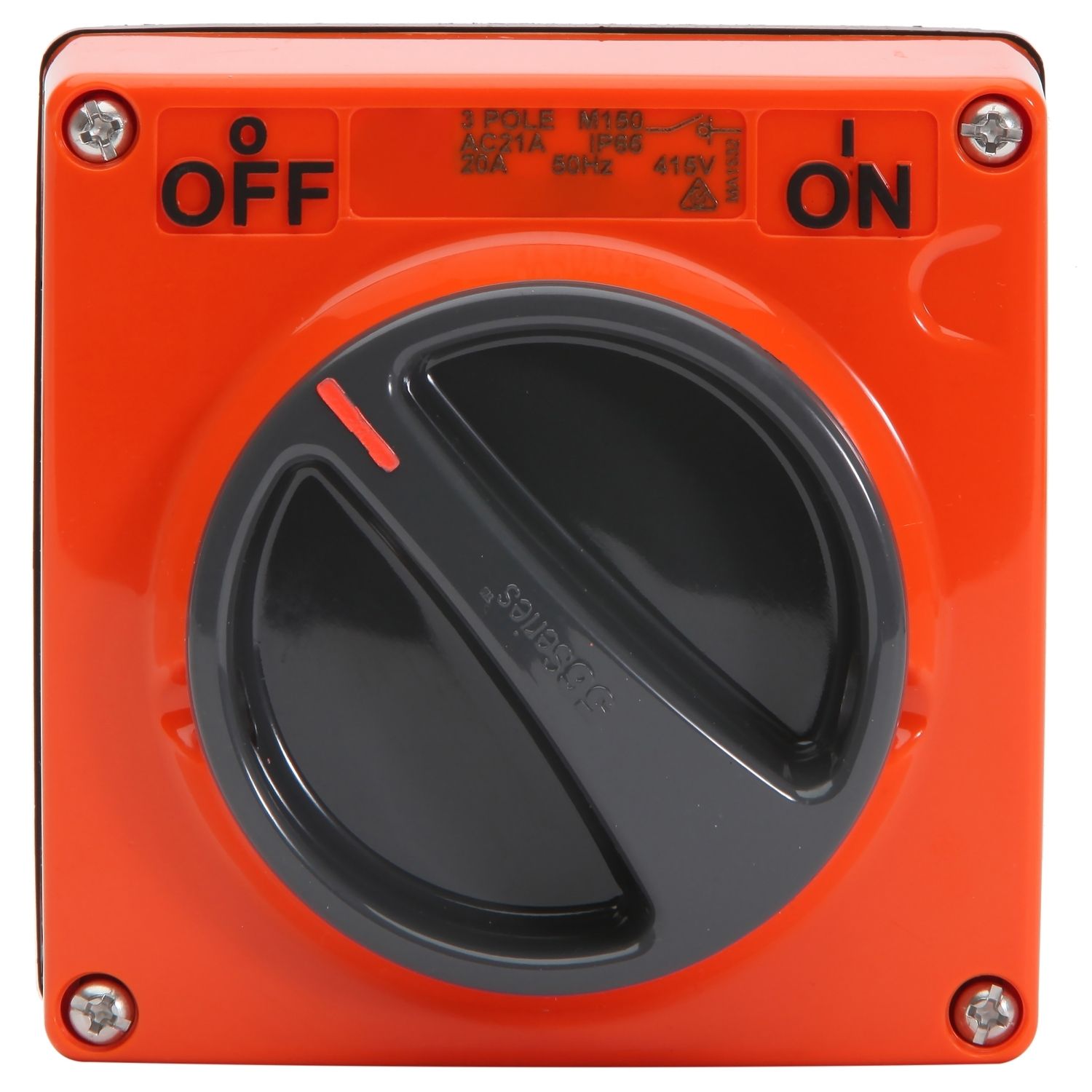 Picture of Surface Switch, Clipsal - 56 Series, IP66 1 Gang 3 Pole 20A Less Enclosure
