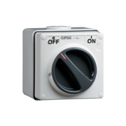 Picture of Surface Switch, Clipsal - 56 Series, 1 Gang, 4 Pole, 440VAC, 32A