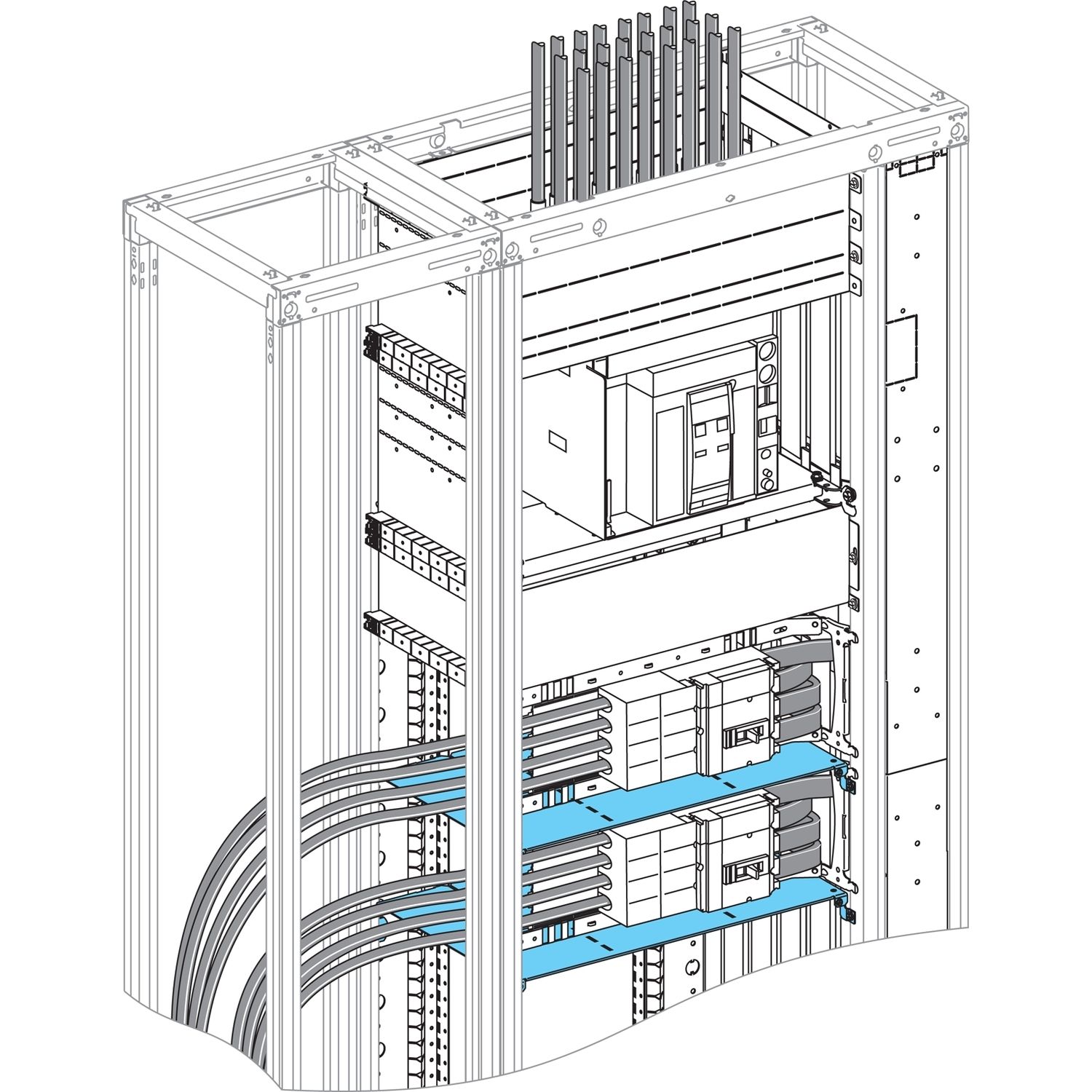 Picture of funtion unit - horizontal separate plate assembly