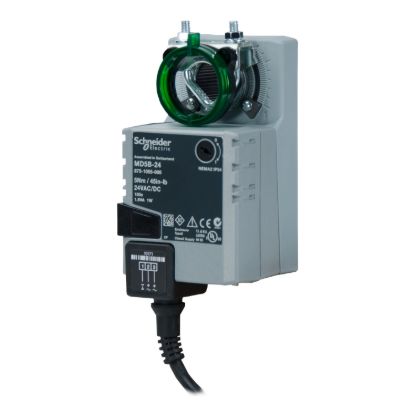 Picture of MD5B Electric Damper Actuator, 2-Position, Non-Spring Return, 24Vac/dc, 1m Cable, 5Nm, S2 Switch, IP54