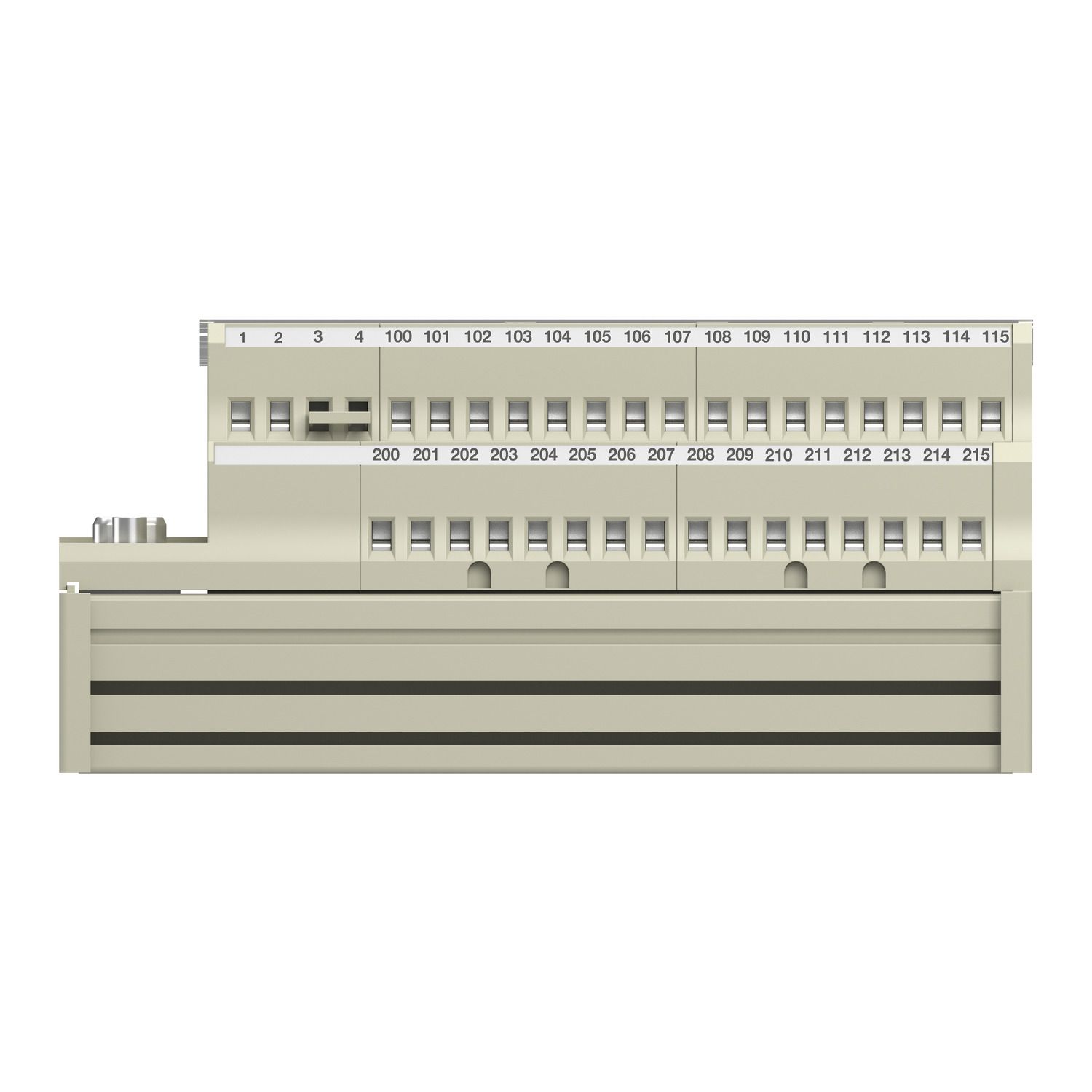Picture of connection sub-base ABE7 - for distribution of 8 analog channels