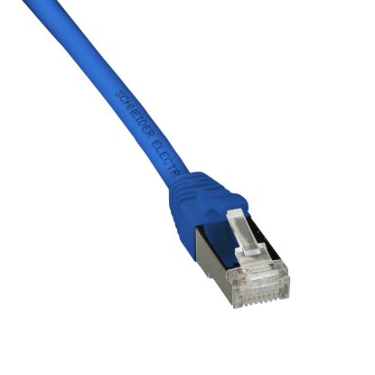 Picture of Patch cord, Actassi, Category 6A, S/FTP, LSZH, 1 m, blue