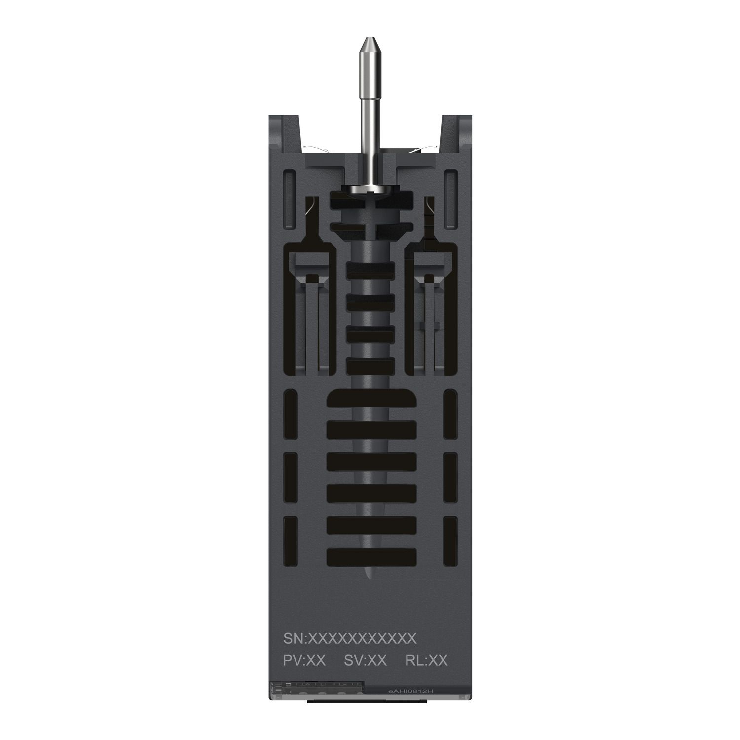 Picture of analog isolated high level input module, Modicon X80, 8 HART inputs, 4 to 20mA, for severe environments